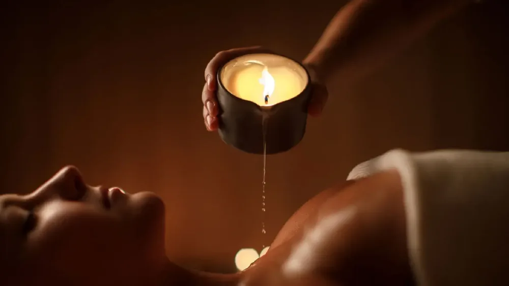 Candle massage treatment